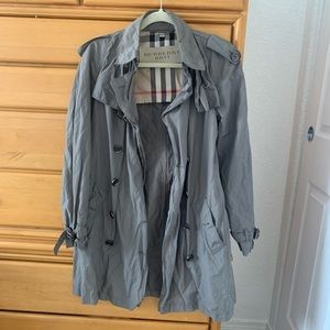 Burberry Brit Gray Trench Coat